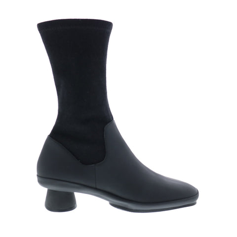 Camper Alright K400217-005 Womens Black Leather Slip On Dress Boots
