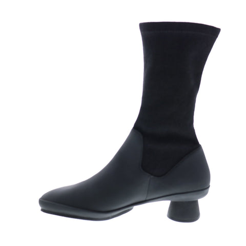 Camper Alright K400217-005 Womens Black Leather Slip On Dress Boots