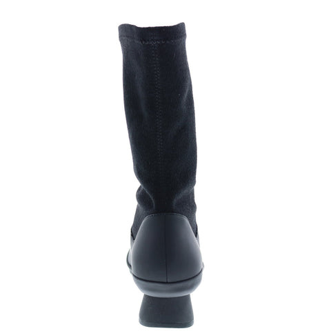 Camper Alright K400217-005 Womens Black Leather Slip On Dress Boots
