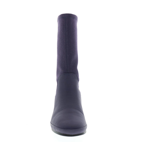 Camper Alright K400217-007 Womens Purple Leather Slip On Dress Boots