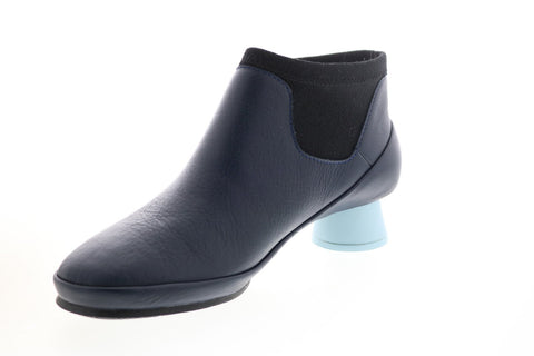 Camper Alright K400218-017 Womens Blue Leather Ankle & Booties Boots