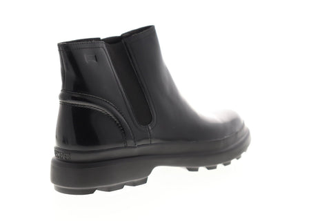 Camper Turtle K400237-001 Womens Black Leather Slip On ChelseaBoots Shoes