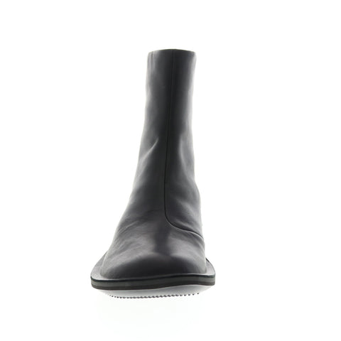 Camper Beetle K400240-001 Womens Black Leather Zipper Casual Dress Boots