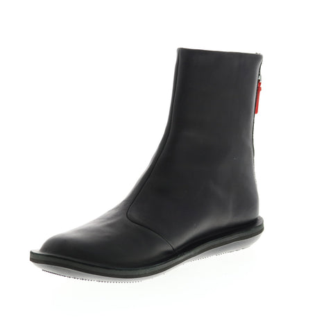 Camper Beetle K400240-001 Womens Black Leather Zipper Casual Dress Boots