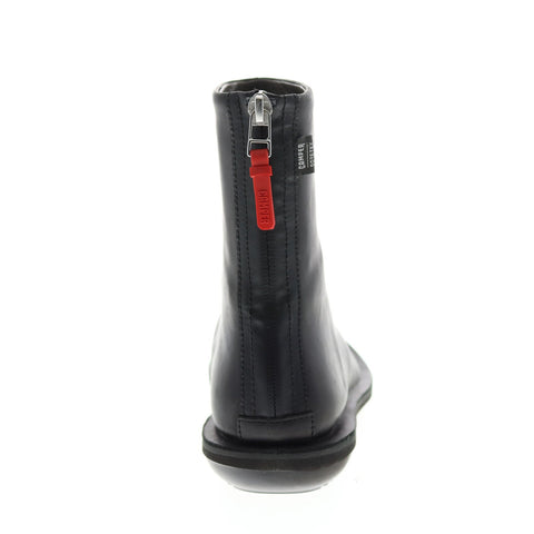 Camper Beetle K400240-001 Womens Black Leather Zipper Casual Dress Boots