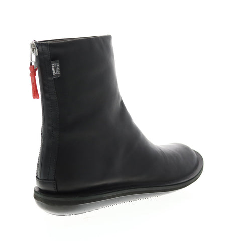 Camper Beetle K400240-001 Womens Black Leather Zipper Casual Dress Boots