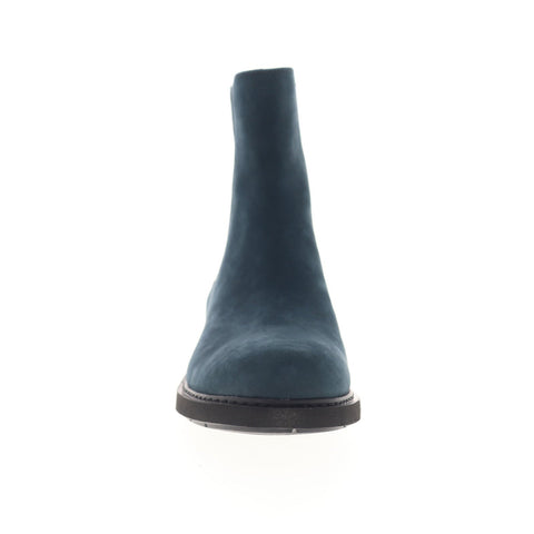 Camper Neuman K400246-002 Womens Blue Nubuck Slip On Chelsea Boots Shoes