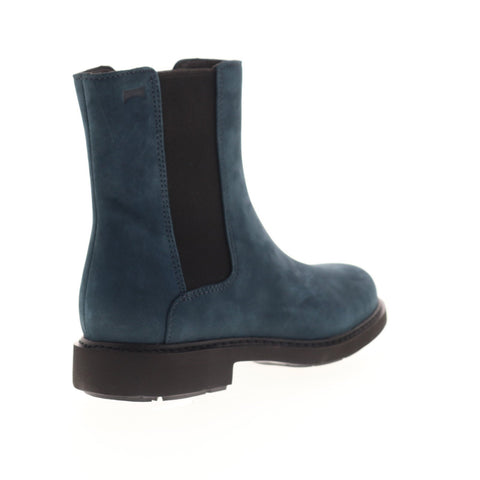 Camper Neuman K400246-002 Womens Blue Nubuck Slip On Chelsea Boots Shoes