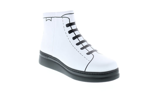 Camper TWS twins K400276-001 Womens White Synthetic Lace Up Euro Sneakers Shoes