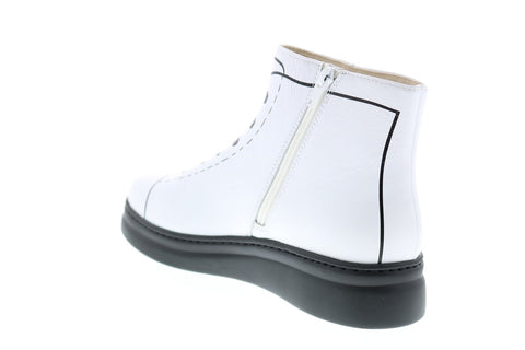 Camper TWS twins K400276-001 Womens White Synthetic Lace Up Euro Sneakers Shoes