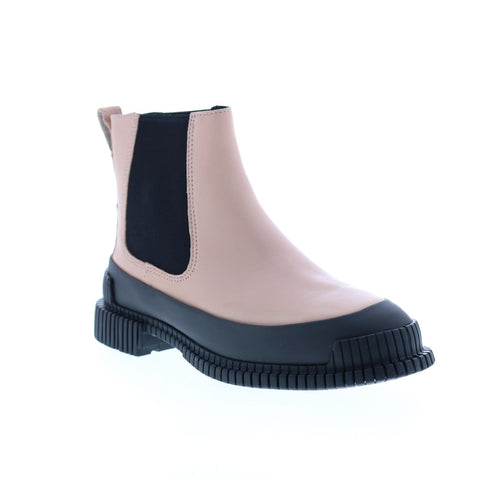 Camper Pix K400304-002 Womens Pink Leather Slip On Chelsea Boots