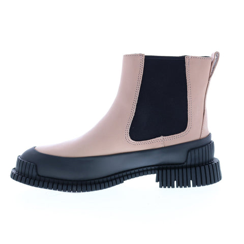 Camper Pix K400304-002 Womens Pink Leather Slip On Chelsea Boots