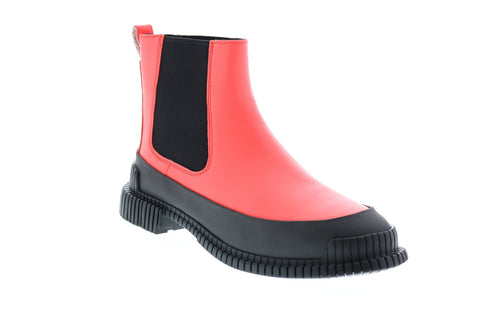 Camper Pix K400304-003 Womens Pink Synthetic Slip On Chelsea Boots