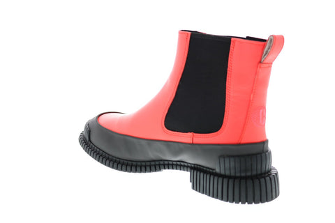 Camper Pix K400304-003 Womens Pink Synthetic Slip On Chelsea Boots