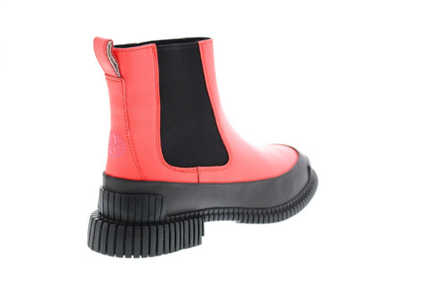 Camper Pix K400304-003 Womens Pink Synthetic Slip On Chelsea Boots
