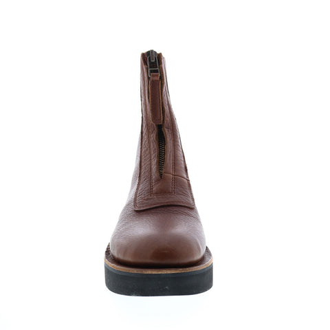 Camper Tyra K400305-002 Womens Brown Leather Zipper Casual Dress Boots