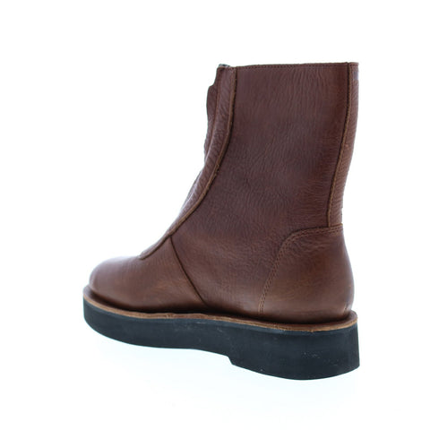 Camper Tyra K400305-002 Womens Brown Leather Zipper Casual Dress Boots