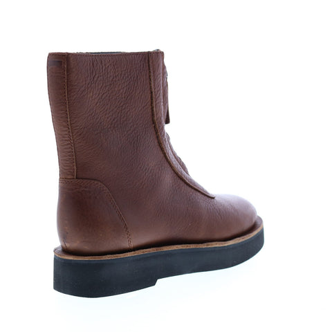 Camper Tyra K400305-002 Womens Brown Leather Zipper Casual Dress Boots