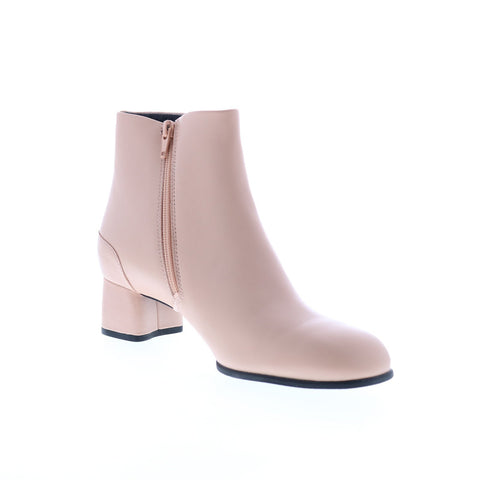 Camper Katie K400311-003 Womens Pink Leather Zipper Heels Pumps Shoes