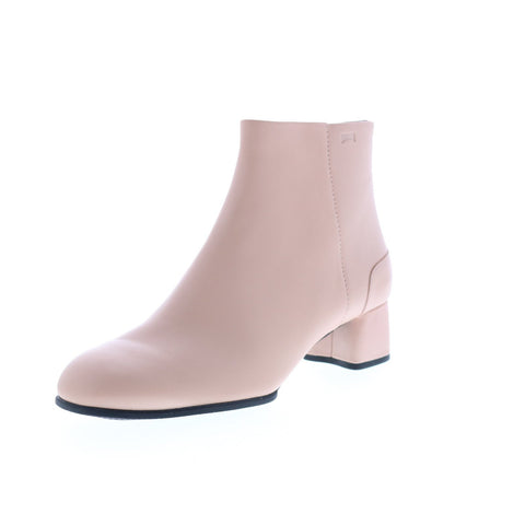 Camper Katie K400311-003 Womens Pink Leather Zipper Heels Pumps Shoes