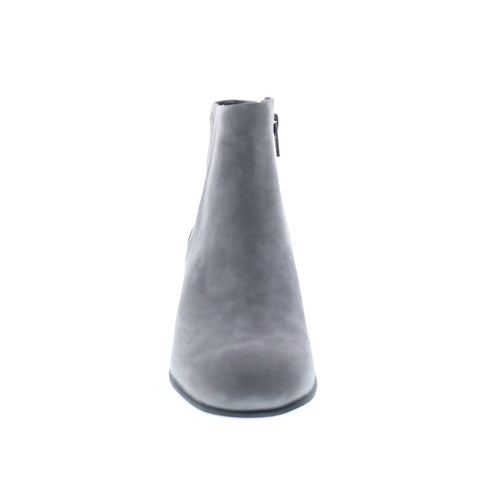 Camper Katie K400311-004 Womens Gray Nubuck Zipper Heels Pumps Shoes