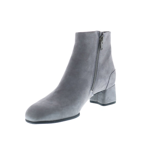Camper Katie K400311-004 Womens Gray Nubuck Zipper Heels Pumps Shoes