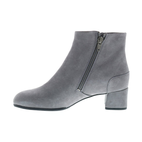 Camper Katie K400311-004 Womens Gray Nubuck Zipper Heels Pumps Shoes