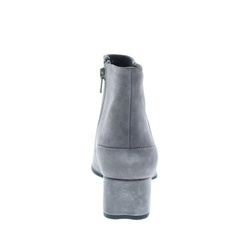 Camper Katie K400311-004 Womens Gray Nubuck Zipper Heels Pumps Shoes