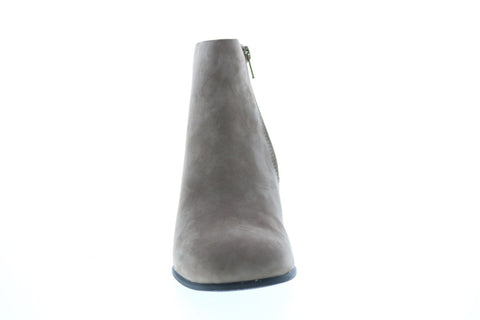 Camper Katie K400311-009 Womens Gray Suede Zipper Heels Pumps Shoes