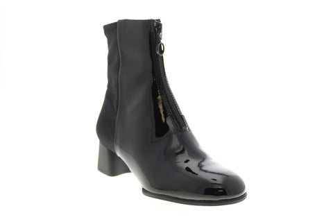 Camper Katie K400312-005 Womens Black Leather Zipper Casual Dress Boots