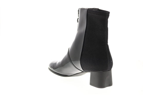 Camper Katie K400312-005 Womens Black Leather Zipper Casual Dress Boots