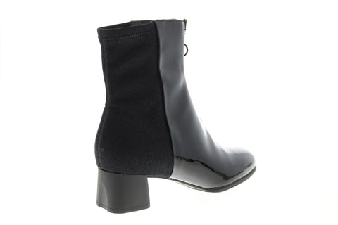 Camper Katie K400312-005 Womens Black Leather Zipper Casual Dress Boots