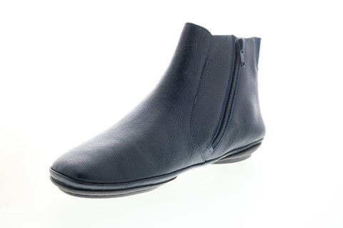 Camper Right Nina K400313-009 Womens Blue Leather Ankle & Booties Boots