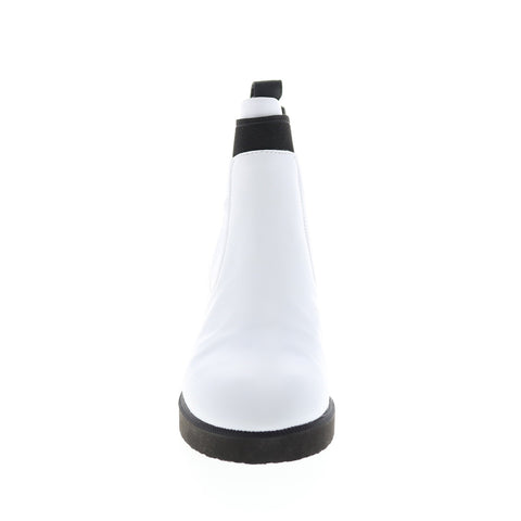 Camper Wonder K400319-004 Womens White Leather Ankle & Booties Boots