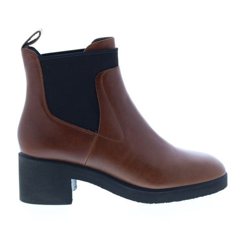Camper Wonder K400319-006 Womens Brown Leather Slip On Chelsea Boots