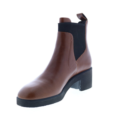 Camper Wonder K400319-006 Womens Brown Leather Slip On Chelsea Boots