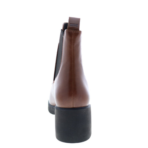 Camper Wonder K400319-006 Womens Brown Leather Slip On Chelsea Boots