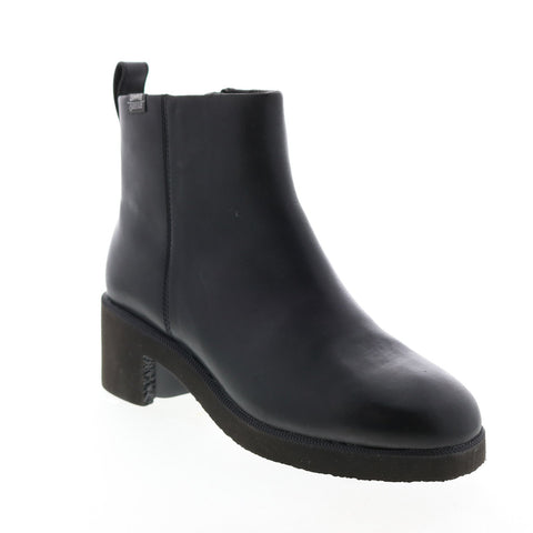 Camper Wonder K400321-001 Womens Black Leather Zipper Ankle & Booties Boots