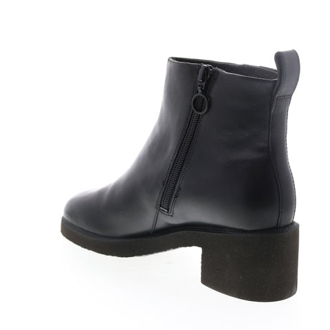 Camper Wonder K400321-001 Womens Black Leather Zipper Ankle & Booties Boots