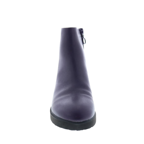 Camper Wonder K400321-004 Womens Purple Leather Zipper Heels Pumps Shoes