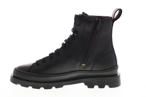 Camper Brutus K400325-002 Womens Black Leather Zipper Casual Dress Boots