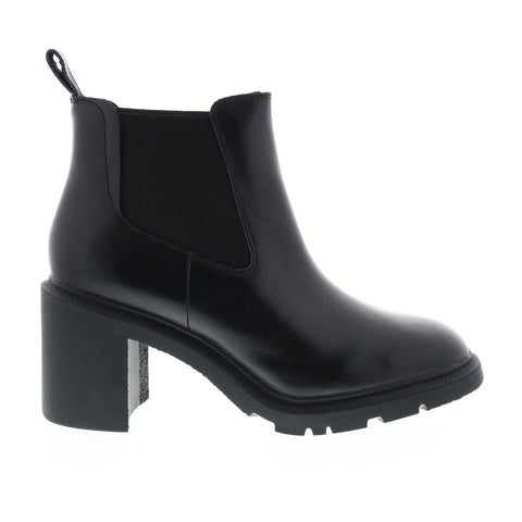 Camper Whitnee K400327-001 Womens Black Leather Slip On Dress Boots