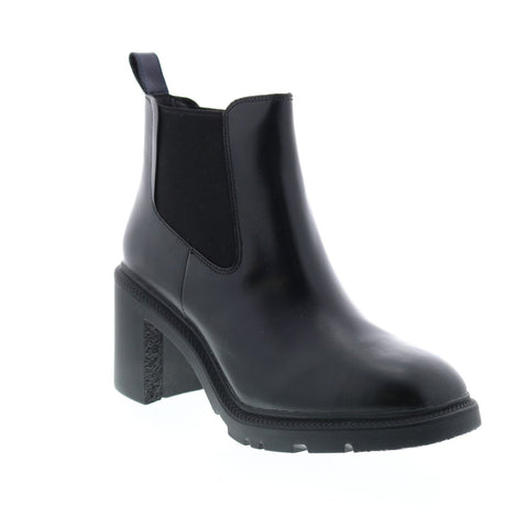 Camper Whitnee K400327-001 Womens Black Leather Slip On Dress Boots