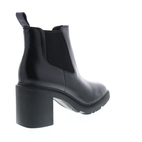 Camper Whitnee K400327-001 Womens Black Leather Slip On Dress Boots