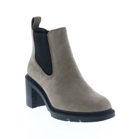 Camper Whitnee K400327-005 Womens Gray Nubuck Slip On Chelsea Boots