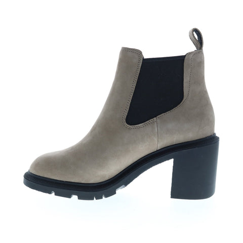 Camper Whitnee K400327-005 Womens Gray Nubuck Slip On Chelsea Boots