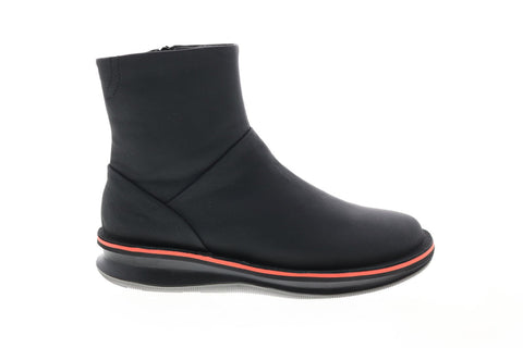 Camper Rolling K400334-001 Womens Black Leather Zipper Casual Dress Boots