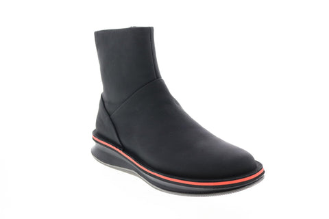 Camper Rolling K400334-001 Womens Black Leather Zipper Casual Dress Boots