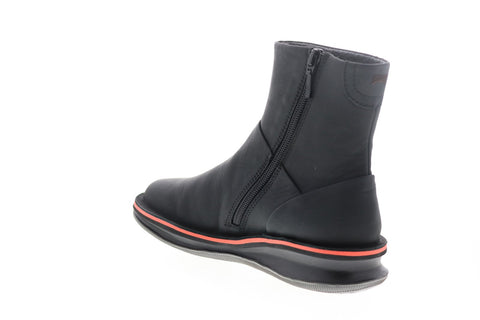 Camper Rolling K400334-001 Womens Black Leather Zipper Casual Dress Boots