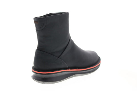 Camper Rolling K400334-001 Womens Black Leather Zipper Casual Dress Boots